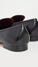 Load image into Gallery viewer, Tory Burch Women's Eleanor Loafers, Perfect Black, 8 Medium US
