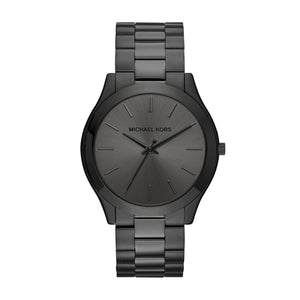 Michael Kors Slim Runway Three-Hand Black Stainless Steel Men's Watch (Model: MK8507)