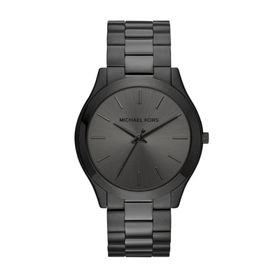 Michael Kors Slim Runway Three-Hand Black Stainless Steel Men's Watch (Model: MK8507)