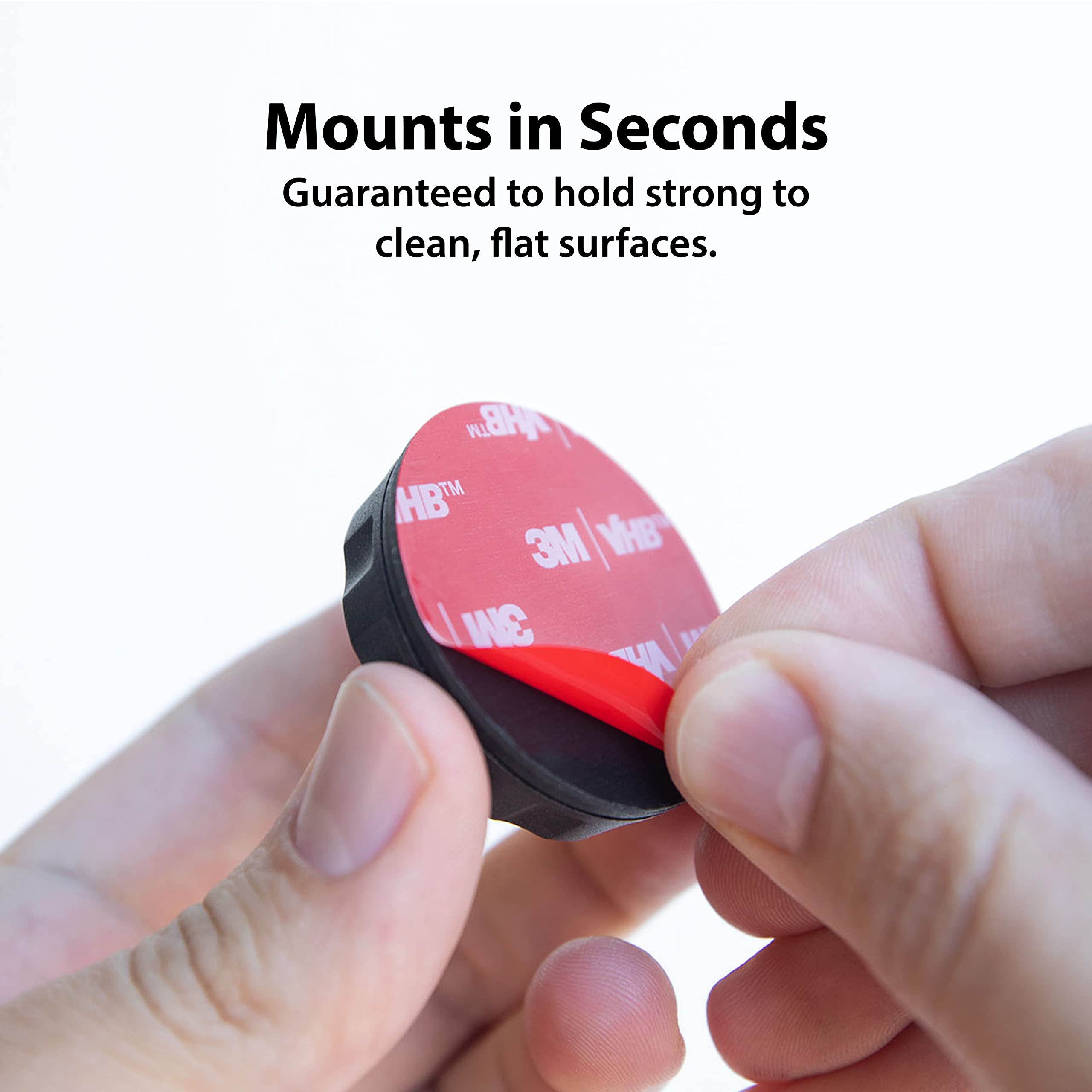 Elevation Lab AirTag Adhesive Mount (4 Pack) - TagVault™ - The Original Waterproof AirTag Stick-On Holder | 3M VHB, Indestructible, Screw-On Design, Find Your Bike, Car, & More