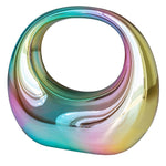 Load image into Gallery viewer, YYW Acrylic Evening Clutch Purse Moon Shape Unique Transparent Evening Handbag
