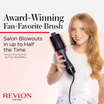 Load image into Gallery viewer, REVLON One-Step Volumizer Hair Dryer and Styler, Improved Motor for Less Frizz, More Shine, and Reduced Heat Damage for Salon Style Round Brush for Blowout, Black (Amazon Exclusive)
