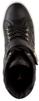 Load image into Gallery viewer, Juicy Couture Womens Wedge Sneakers High Top Womens Sneakers with Wedge, Wedgies Sneakers for Women-Journey 8 Black
