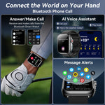 Load image into Gallery viewer, Smart Watch for Men Women, 1000mAh Battery 100-Day Standby Time, 1.85&quot; HD Screen Fitness Tracker, 110+ Sport Modes, IP68 Waterproof, Heart Rate/Sleep Monitor, Fitness Watch for Android/iOS (Black)
