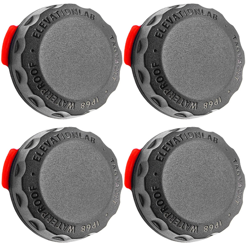 Elevation Lab AirTag Adhesive Mount (4 Pack) - TagVault™ - The Original Waterproof AirTag Stick-On Holder | 3M VHB, Indestructible, Screw-On Design, Find Your Bike, Car, & More