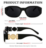 Load image into Gallery viewer, FEISEDY Retro Trendy Rectangle Sunglasses Women Men Vintage 90s Small Narrow Square Sunglasses B2322
