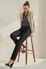 Load image into Gallery viewer, Prolific Health Women&#39;s Jean Look Jeggings Straight Leg Tights Yoga Many Colors Spandex Leggings Pants S-XXXL (Large, Black)
