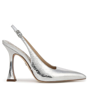 Sam Edelman Women's Odette Pump Soft Silver 9 Medium