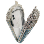 Load image into Gallery viewer, DJBM Luxury Women Popcorn Rhinestone Evening Bag, Crystal Purses, Diamond Clutch for Women Party, Blue
