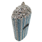Load image into Gallery viewer, DJBM Luxury Women Popcorn Rhinestone Evening Bag, Crystal Purses, Diamond Clutch for Women Party, Blue
