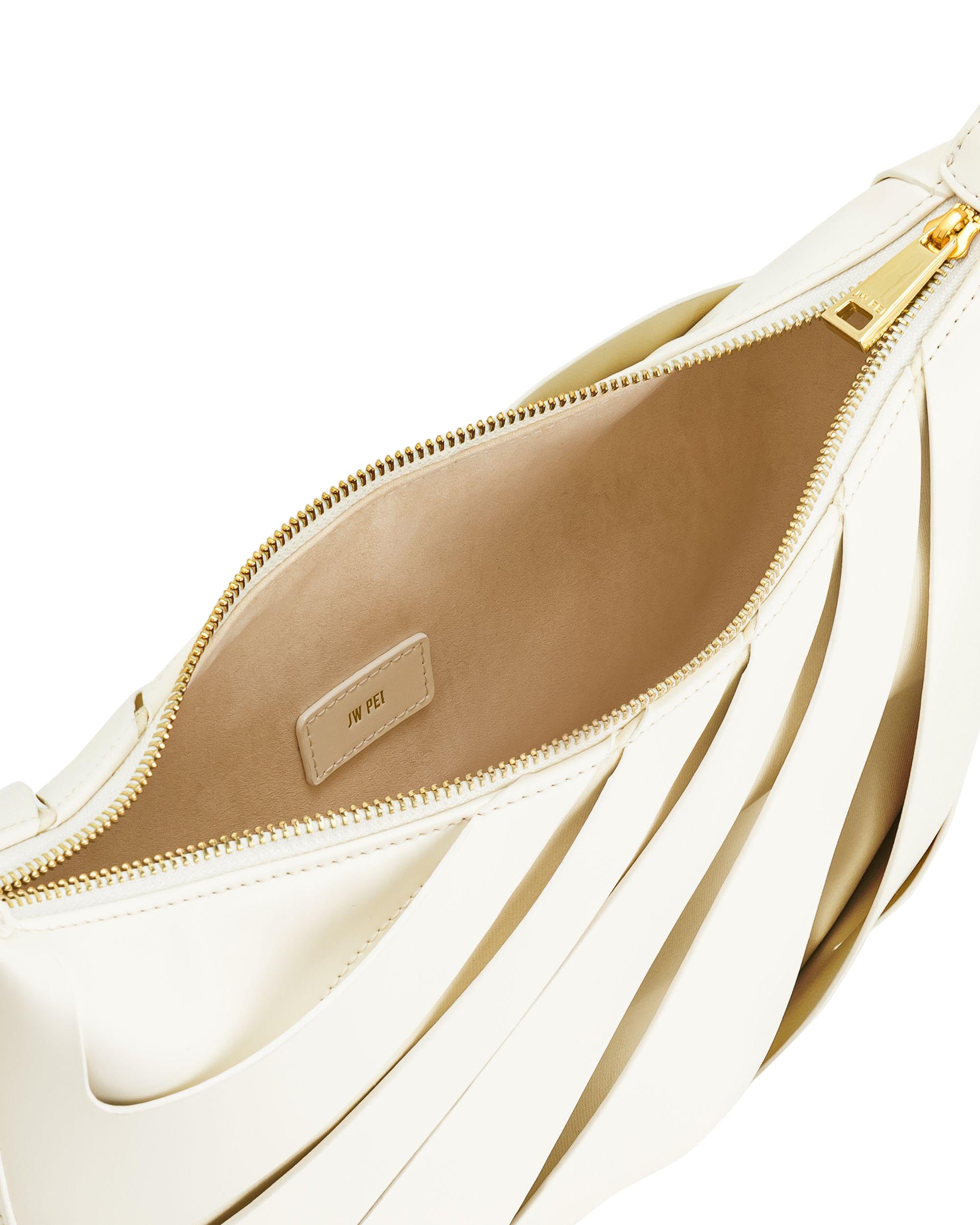 JW PEI Women's Jana Hollow Out Shoulder Bag - White