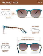 Load image into Gallery viewer, Bircenpro Polarized Sunglasses For Women UV - Protection Womens Trendy Fashion Large Shades With Acetate Frame BC2110
