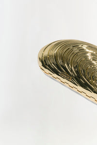 Bridget Mini Metal Oyster Clutch