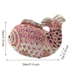 Load image into Gallery viewer, Tngan Women Mini Fish Clutch Luxury Rhinestones Purse Sparkling Banquet Handbag Wedding Party Clutch Bag, Pink
