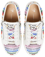Load image into Gallery viewer, Giuseppe Zanotti, GAIL STRASS Low-top sneakers, 6, Multicolor

