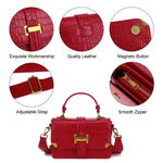 Load image into Gallery viewer, LL LOPPOP Women's Small Classy Crossbody Bag Purse Top Handle Handbags Leather Satchel Bags for Women with Adjustable Strap
