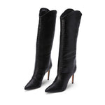 Load image into Gallery viewer, SCHUTZ Women&#39;s Maryana Leather Dress Boot (7, Black)
