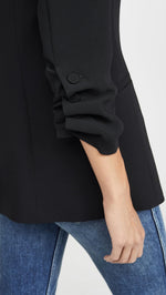 Load image into Gallery viewer, Cinq à Sept Women's Crepe Khloe Blazer, Black, 8
