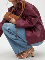 Load image into Gallery viewer, Coutgo Womens Slingback Kitten Heels Flip Flop Open Toe Thong Sandals Ankle Strap Summer Dress Shoes, Camel, size 10
