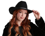 Load image into Gallery viewer, Glitter Silver Black Cowboy Hats for Women - Western Sparkly Rhinestone Cowgirl Hat for Ladies
