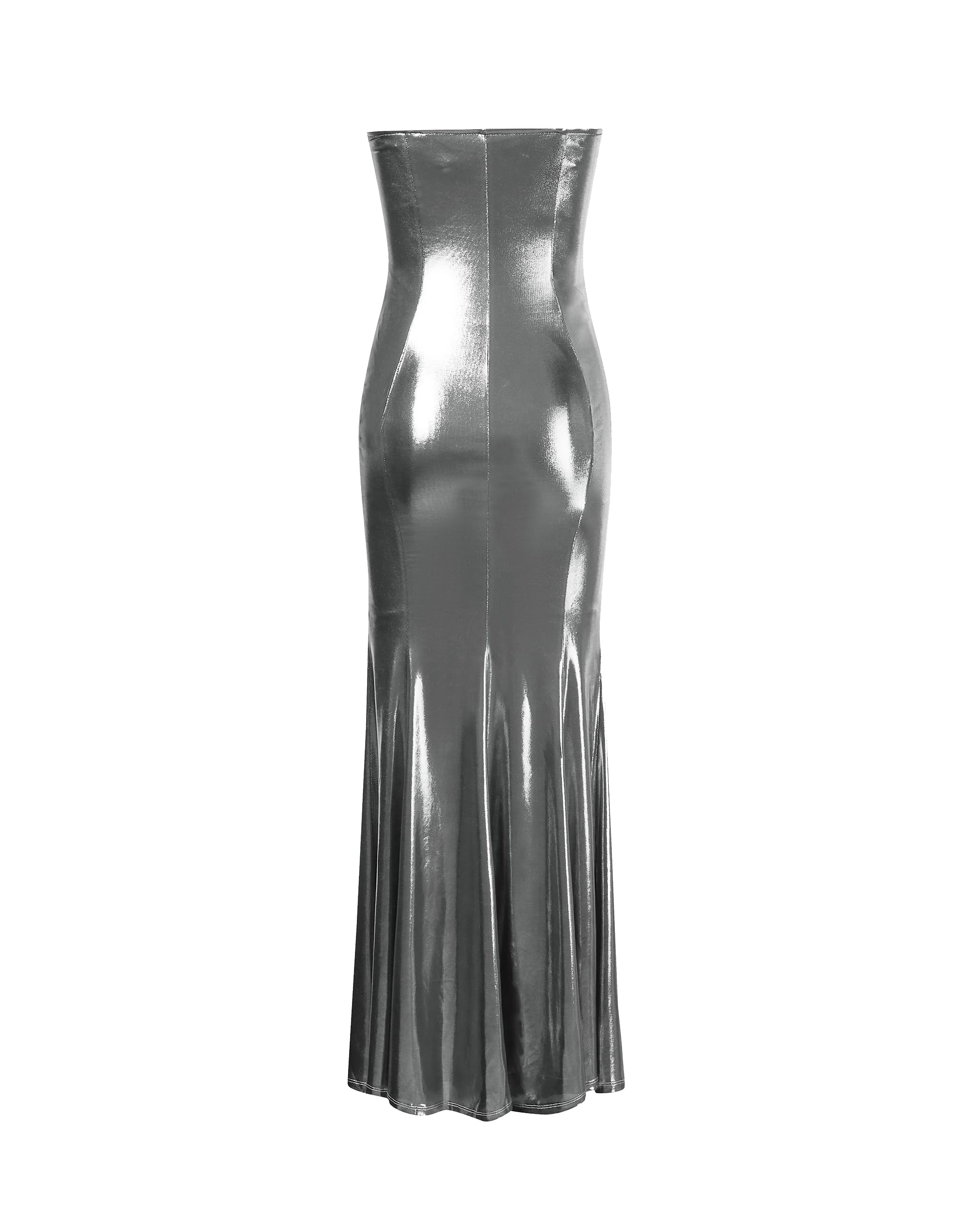 JW PEI Women's Olivia Maxi Tube Dress - Silver