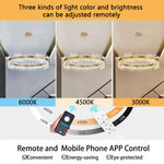 Load image into Gallery viewer, HAIXIANG Glam Crystal Chandelier 40 Inch Ring Chandeliers with Remote Dimmable LED Light Adjustable Hanging Lights Luxury Ceiling Pendant Lighting Fixtures for Living Dining Bedroom Foyer Gold Light
