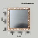 Load image into Gallery viewer, Wireless City Diamond Bling Makeup Mirror for Phone Case - Rose Gold, Stick-On Vanity Mirror with Cubic Zirconia Stones, Universal Fit, Perfect for Selfies and Makeup Touch-Ups
