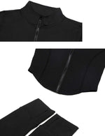 Load image into Gallery viewer, Lviefent Womens Lightweight Full Zip Running Track Jacket Workout Slim Fit Yoga Sportwear with Thumb Holes (Black, Medium)
