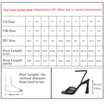 Load image into Gallery viewer, QIY Black Mesh Heels for Women Strappy Heels Stilettos 3 Inch Heel Square Open Toe Heel Faux Leather Black Sandal Dress Shoes Heeled Sandals Size 9
