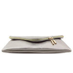 Load image into Gallery viewer, FashionPuzzle X-Large Envelope Clutch Bag with Chain Strap (Light Pewter)
