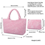 Load image into Gallery viewer, Woven Bag for Women, Fashion Top Handle Shoulder Bag Vegan Leather Shopper Bag Large Travel Tote Bag
