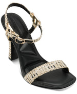 Load image into Gallery viewer, KARL LAGERFELD Paris Women's Shoes Dress Sandal, Natural/Black, 9
