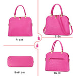 Load image into Gallery viewer, JHVYF women Crossbody Bags Tote Satchel Purse for Girls Fashion Shoulder Bags Hot pink purse
