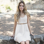 Load image into Gallery viewer, Ovekaut Women Skinny Leather Belt Solid Color Alloy Turn Lock Adjustable Waistband for Dresses Jeans Coats (Red-Gold)
