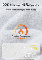 Load image into Gallery viewer, MAGCOMSEN Women's Fleece Lined Waterproof Insulated Softshell Pants Outdoor Snow Ski Pants Winter Warm Hiking Pants White S
