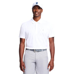 Load image into Gallery viewer, IZOD Men&#39;s Performance Golf Grid Short Sleeve Stretch Polo Shirt, White, X-Large
