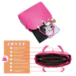 Load image into Gallery viewer, JHVYF women Crossbody Bags Tote Satchel Purse for Girls Fashion Shoulder Bags Hot pink purse
