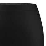 Load image into Gallery viewer, MANER Women's High Waisted Stretchy Ribbed Skirt Casual Going Out Mini Skirts (Medium, Black,No Fringe)
