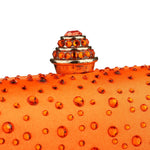 Load image into Gallery viewer, Vistatroy Women&#39;s Evening Bag Sparkling Rhinestone Wedding Evening Party Clutch Handbag Purse Chain Shoulder Crossbody Bag (orange)
