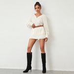 Load image into Gallery viewer, QIY Kitten Heel Boots for Women Black Suede Boots Pointed Toe Tall Fall Boots for Women Winter Warm Boots Comfortable Heels Knee High Boots Size 8.5
