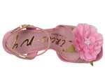 Load image into Gallery viewer, Circus NY by Sam Edelman Women's Aria Flower Heeled Sandal, Rosette Blush/Pink Prism, 7.5
