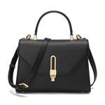 Load image into Gallery viewer, Top Handle Bag Fashion Leather Satchel Bag for Ladies, Zipper Pocket, Metal，Leather tote bag for Women.
