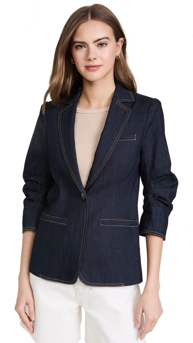 Cinq a Sept Women's Khloe Blazer, Indigo Denim, 8