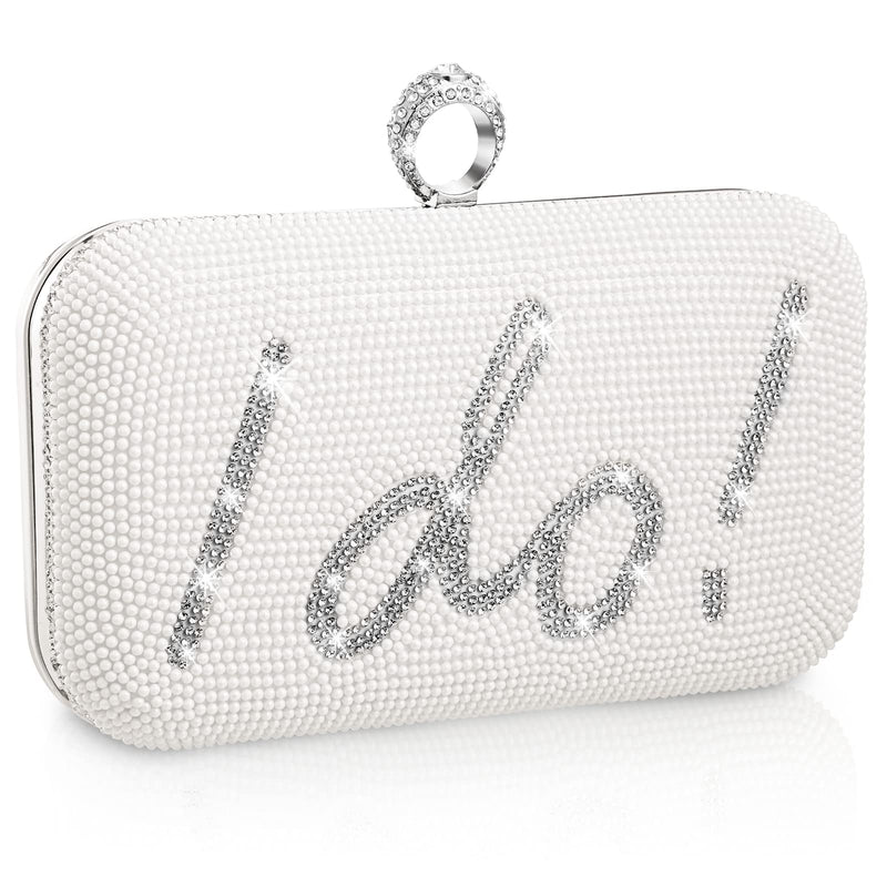 Kacctyen Christmas Mama Gift Rhinestone Clutch Bag Mama Clutch Purse Diamond Evening Bag Purse Embellished Rhinestone Box Bag(Classic Style)