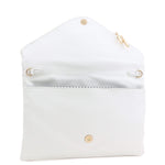 Load image into Gallery viewer, FashionPuzzle X-Large Envelope Clutch Bag with Chain Strap (White)
