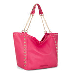 Load image into Gallery viewer, Montana West Oversized Tote Bag for Women Shoulder Travel Purse Hobo Bag with Chain Handle and Rivets Decoration MWC-2751HPK
