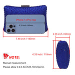 Load image into Gallery viewer, Crystal Box Clutch Rhinestone Handbags For Women Party Purse Wedding Evening Bag(blue)
