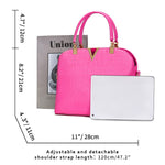 Load image into Gallery viewer, JHVYF women Crossbody Bags Tote Satchel Purse for Girls Fashion Shoulder Bags Hot pink purse
