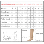 Load image into Gallery viewer, Easyfox Nude Knee High Boots for Women Pointed Toe Tall Boots Stiletto High Heel Long Fall Boots Size 8.5
