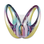 Load image into Gallery viewer, YYW Acrylic Evening Clutch Purse Moon Shape Unique Transparent Evening Handbag
